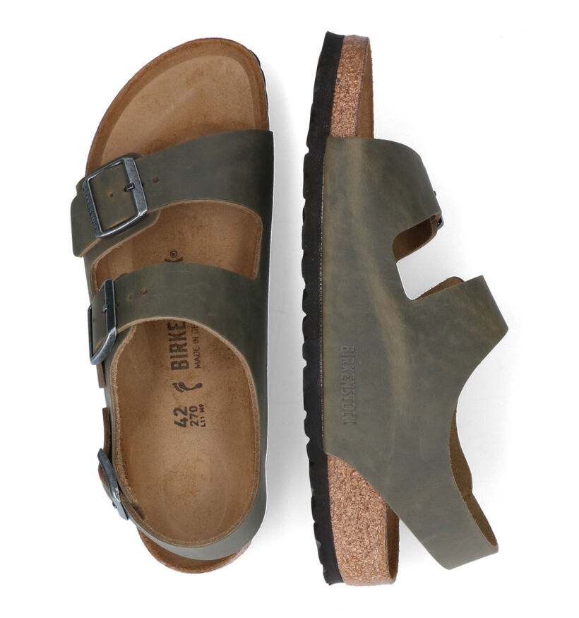 Birkenstock Milano Sandales en Marron pour hommes (351144)