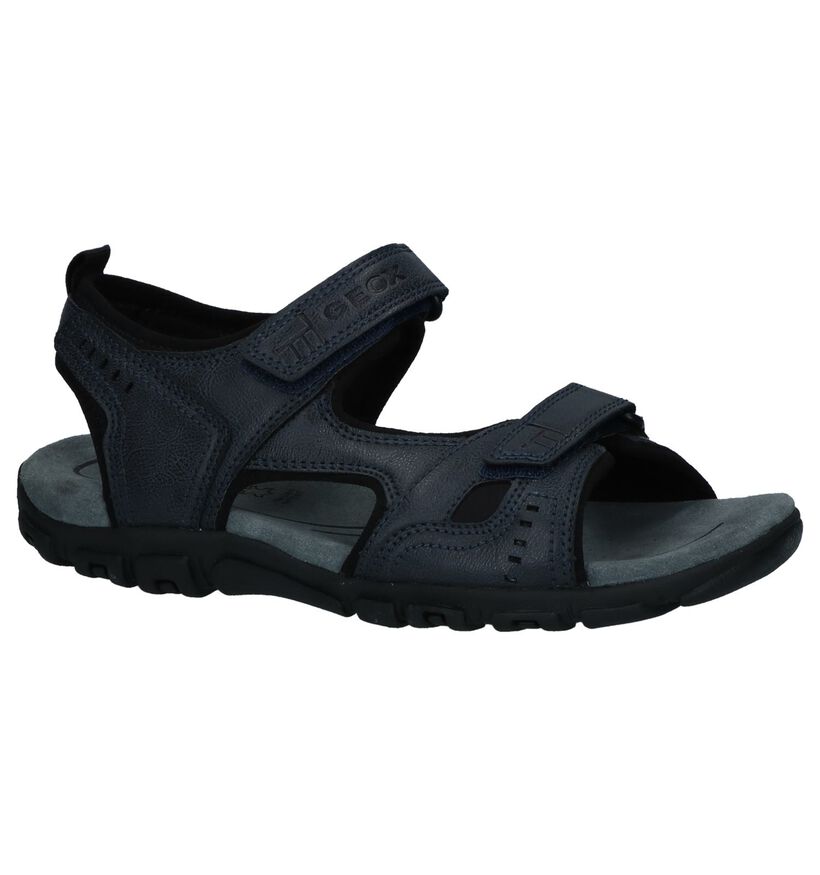 Geox Zwarte Sandalen in kunstleer (266688)