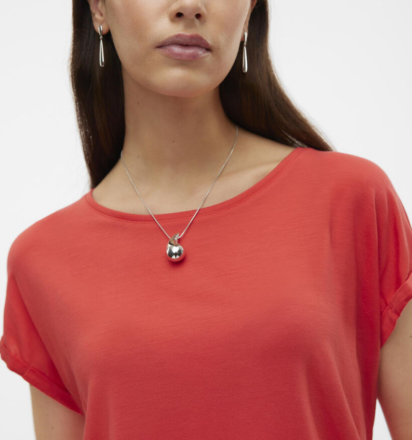 Vero Moda Ava Witte Basic T-shirt voor dames (345602)