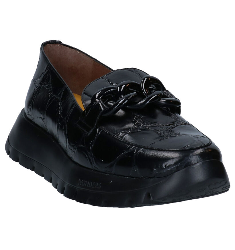 Wonders Ecru Loafers in leer (290010)