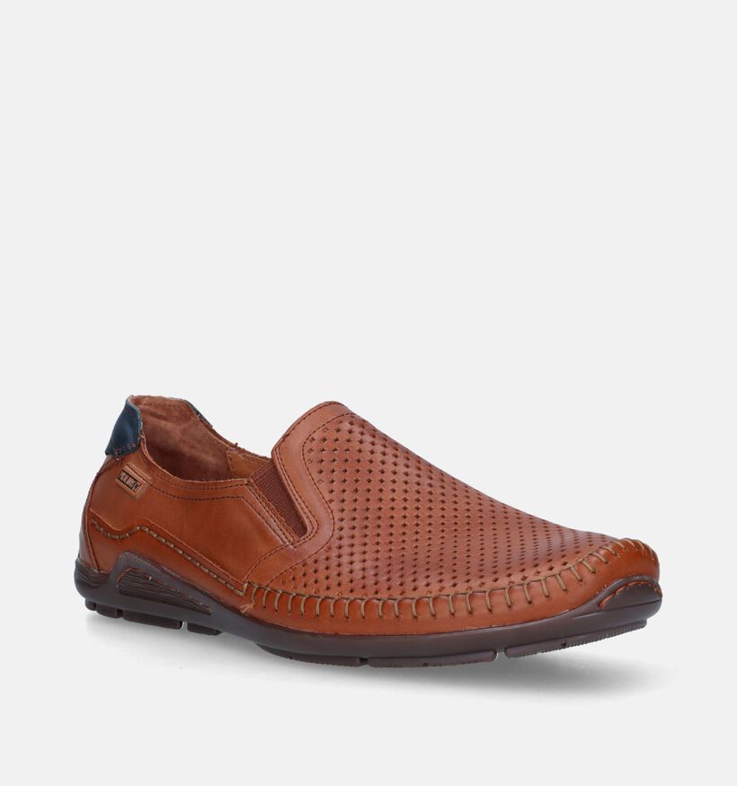 Pikolinos Azores Mocassins en Cognac pour hommes (339796) - pour semelles orthopédiques