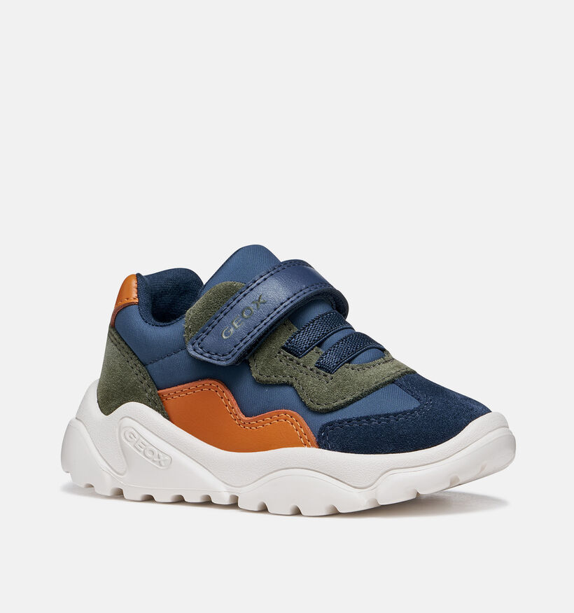 Geox Ciufciuf Blauwe Sneakers voor jongens (376219) - geschikt voor steunzolen