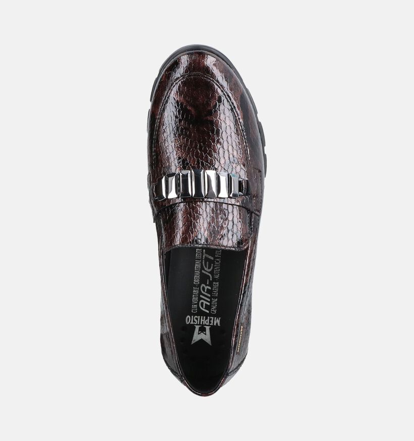 Mephisto Carlyne Chaussures plates en Bronze pour femmes (379088) - pour semelles orthop&eacute;diques