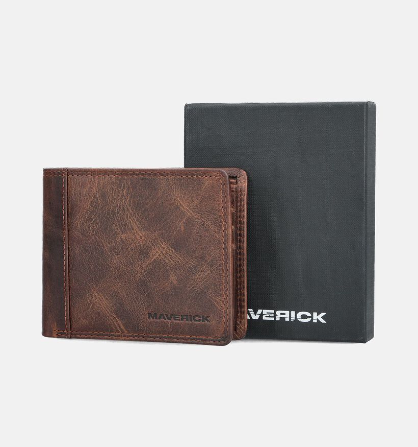 Maverick Bruine Portemonnee voor heren (374899)