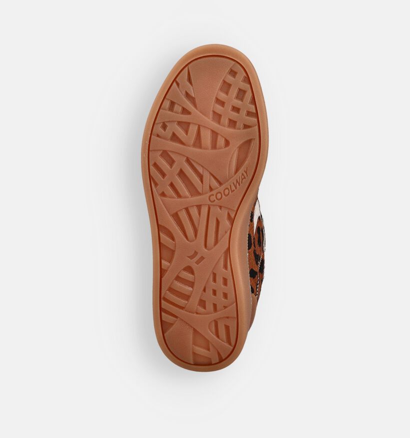Coolway Duck Bruine Sneakers voor dames (364634) - geschikt voor steunzolen
