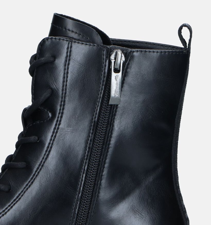 Tamaris Boots à lacets en Noir pour femmes (342213)