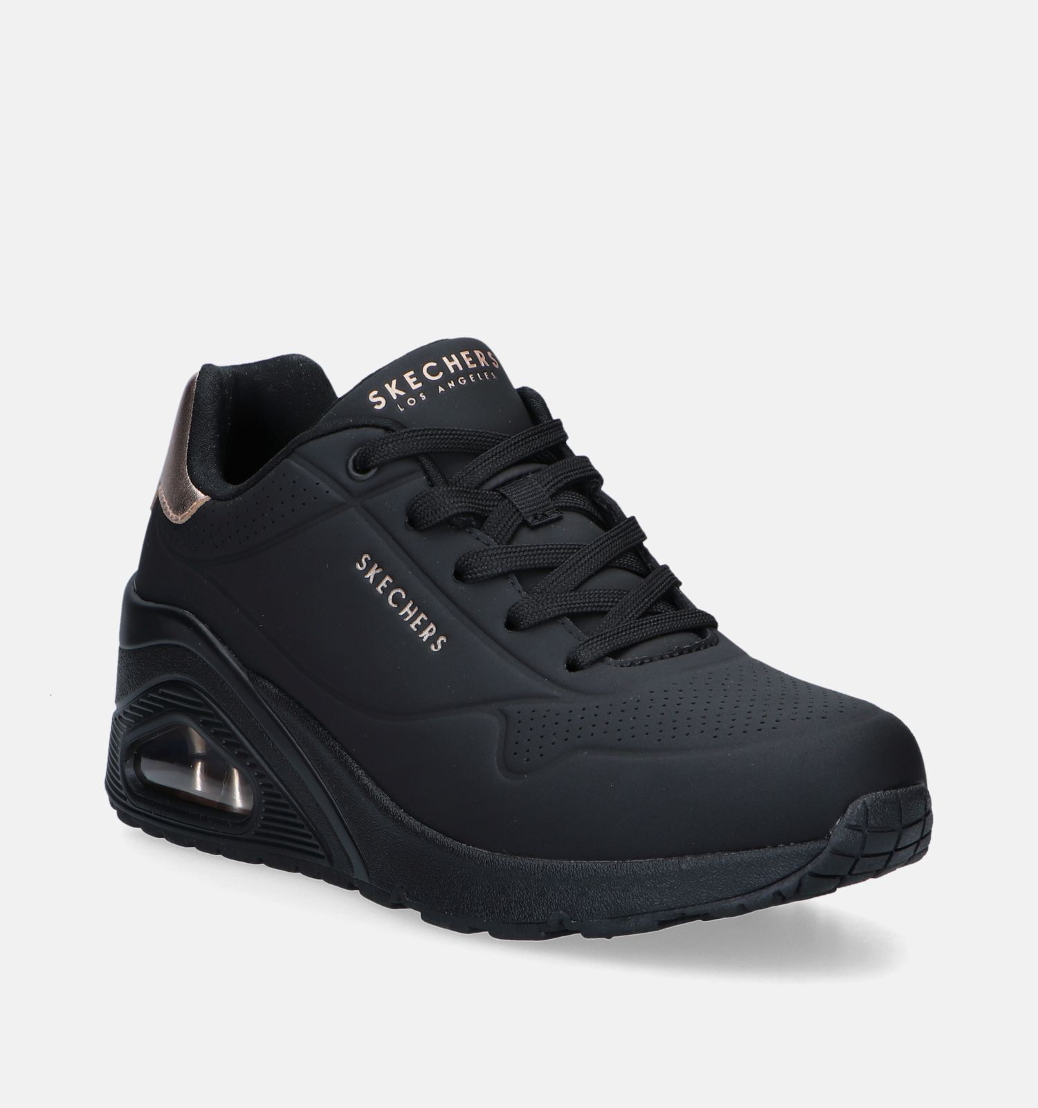 Skechers Uno Wedge Zwarte Sneakers Dames Sneakers Online op TORFS.BE