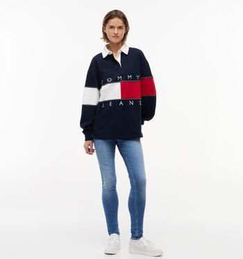 Tommy Hilfiger Tommy Jeans Truien Blauw