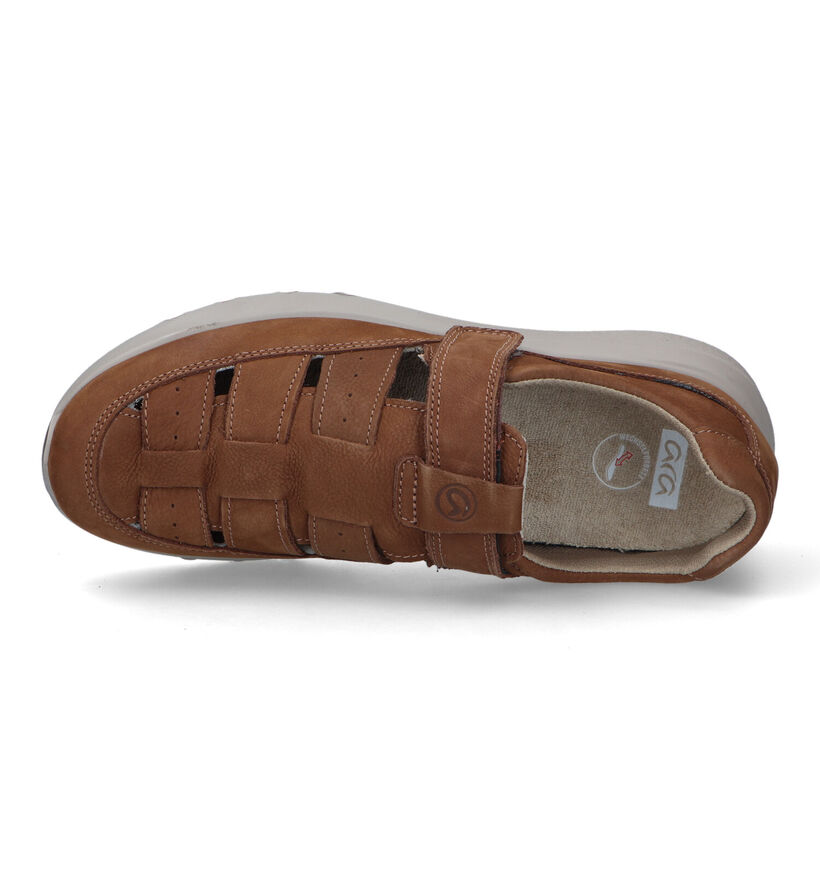 Ara Arizona Cognac Sandalen voor heren (325476) - geschikt voor steunzolen