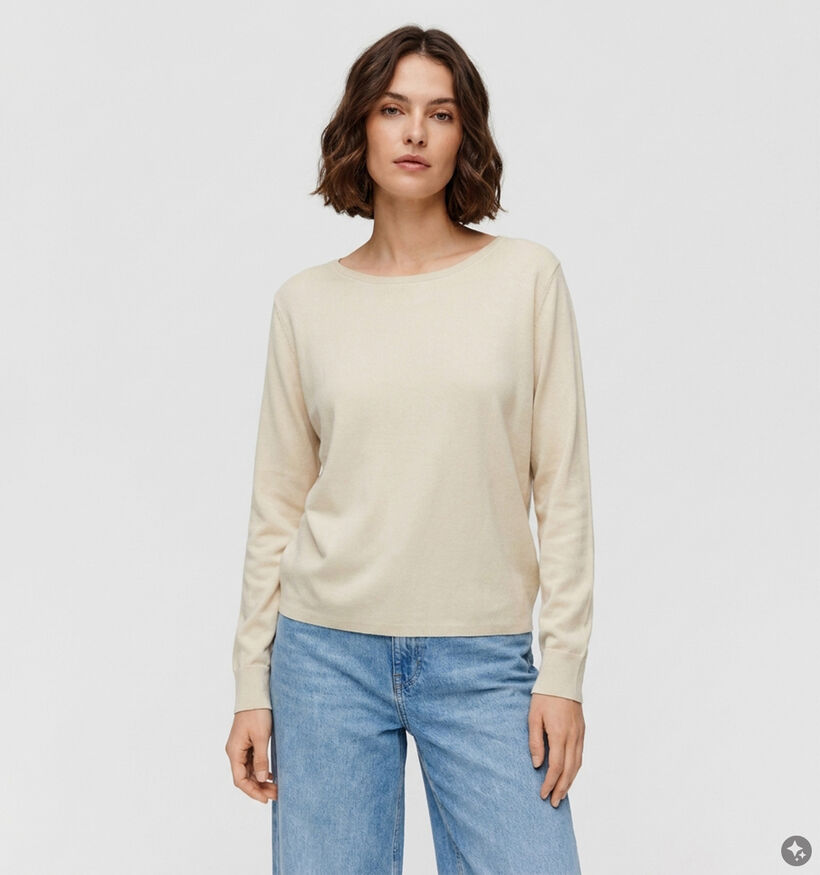 comma Beige Trui voor dames (379440)