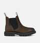 Geox Shaylax Donkerbruine Boots Chelsea voor jongens (376228)