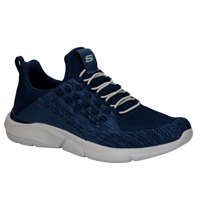 Skechers Streetwear Blauwe Sneakers in stof (287097)
