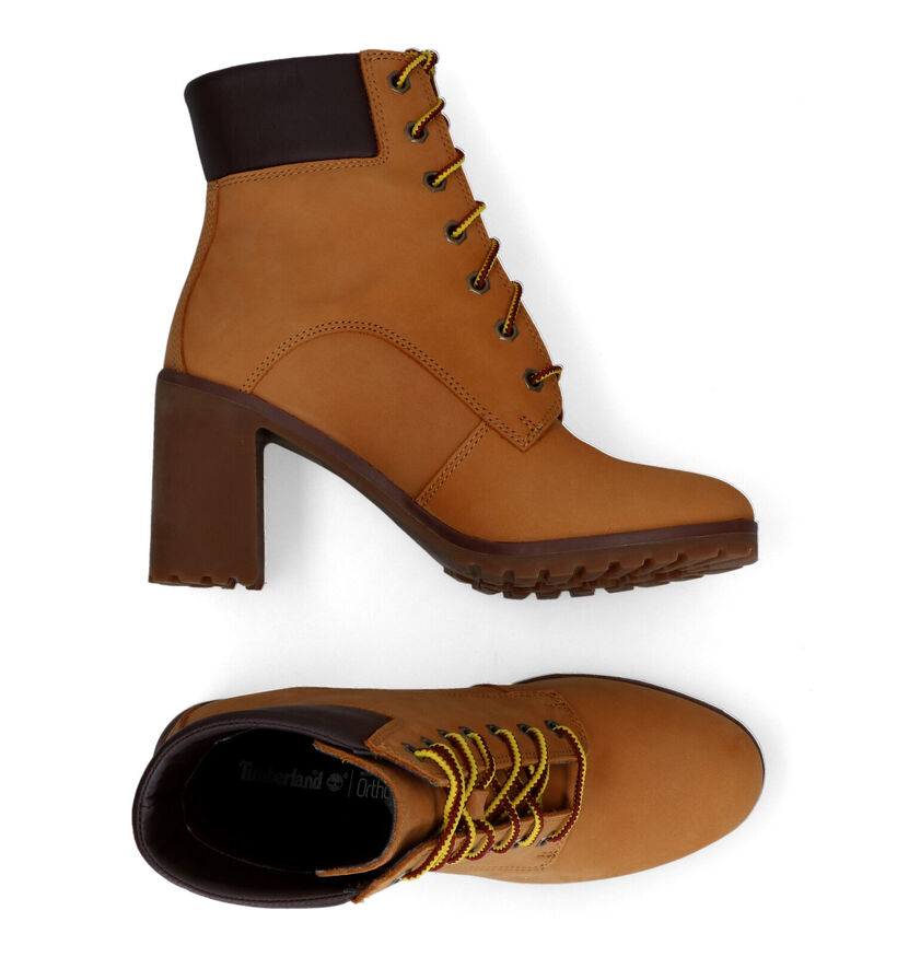 Timberland Allington 6IN Taupe Enkellaarzen voor dames (313454)
