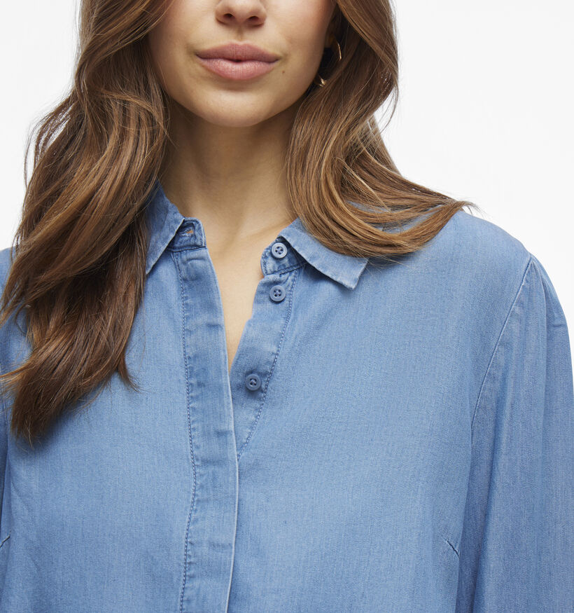 Vila Givani Chemise en jeans en Bleu pour femmes (351790)
