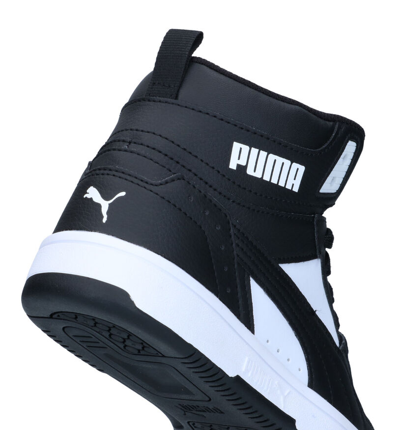 Puma Rebound Joy Baskets en Bleu pour garçons (318737)