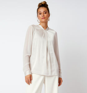 comma Blouse en Beige (319643)