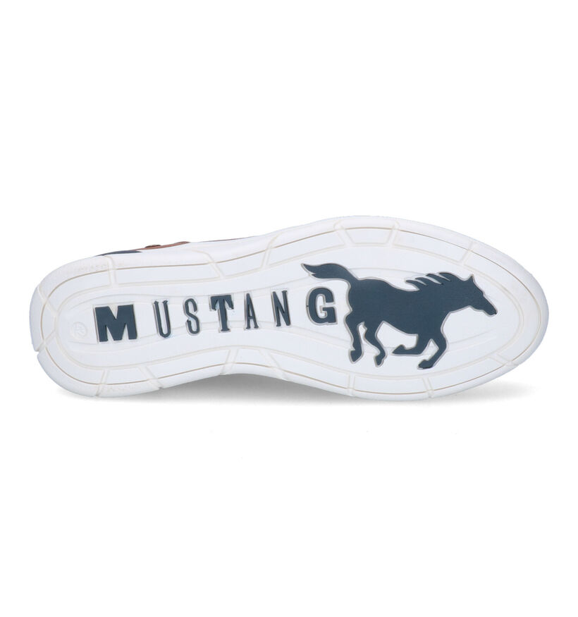 Mustang Chaussures à lacets en Cognac en simili cuir (303651)