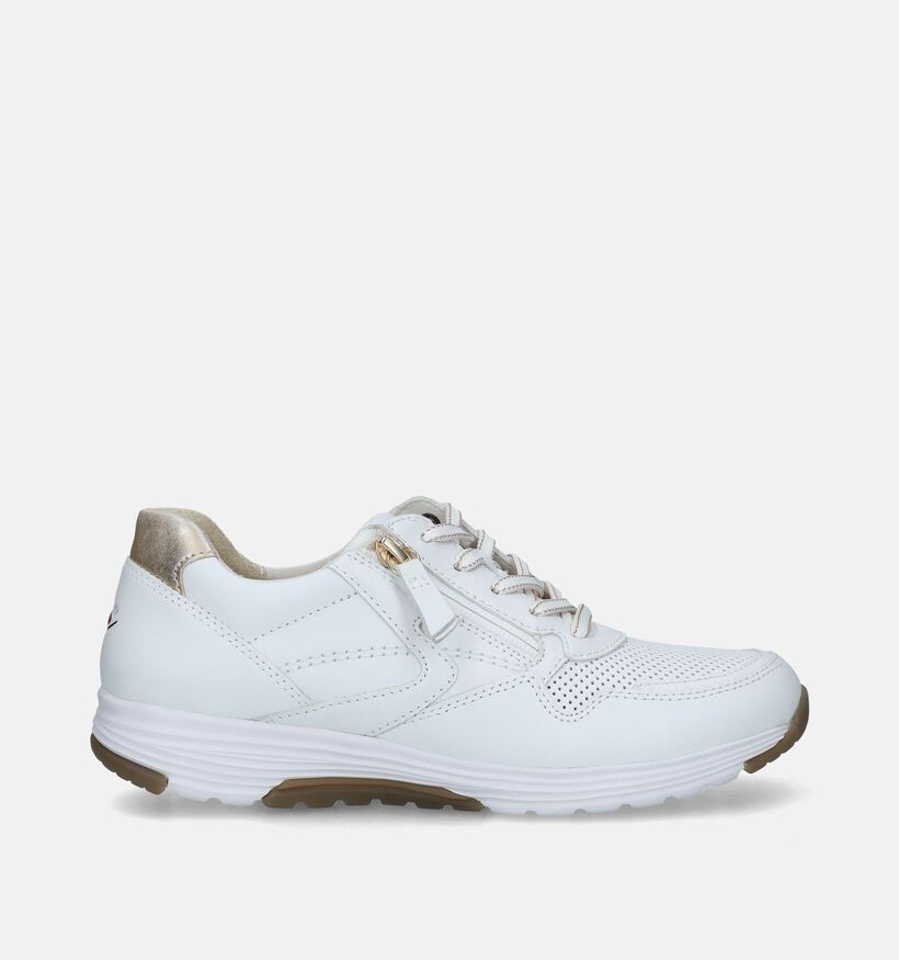 Gabor Rollingsoft Witte Sneakers voor dames (336174) - geschikt voor steunzolen