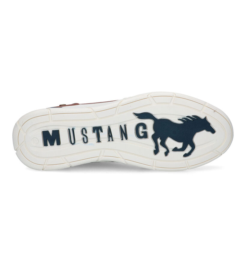 Mustang Chaussures à lacets en Cognac pour hommes (320132) - pour semelles orthopédiques