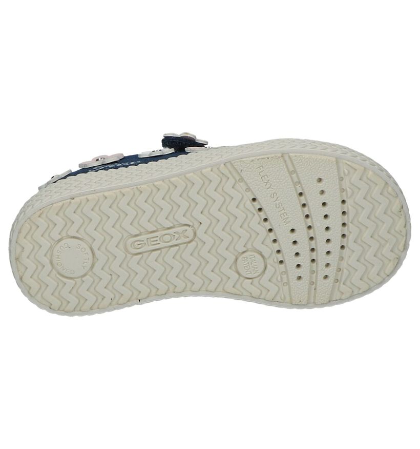 Beige Schoentjes met Bloemen Geox in stof (237974)