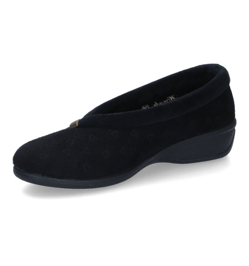 Hush Puppies Dilto Pantoufles en Noir en textile (313733)