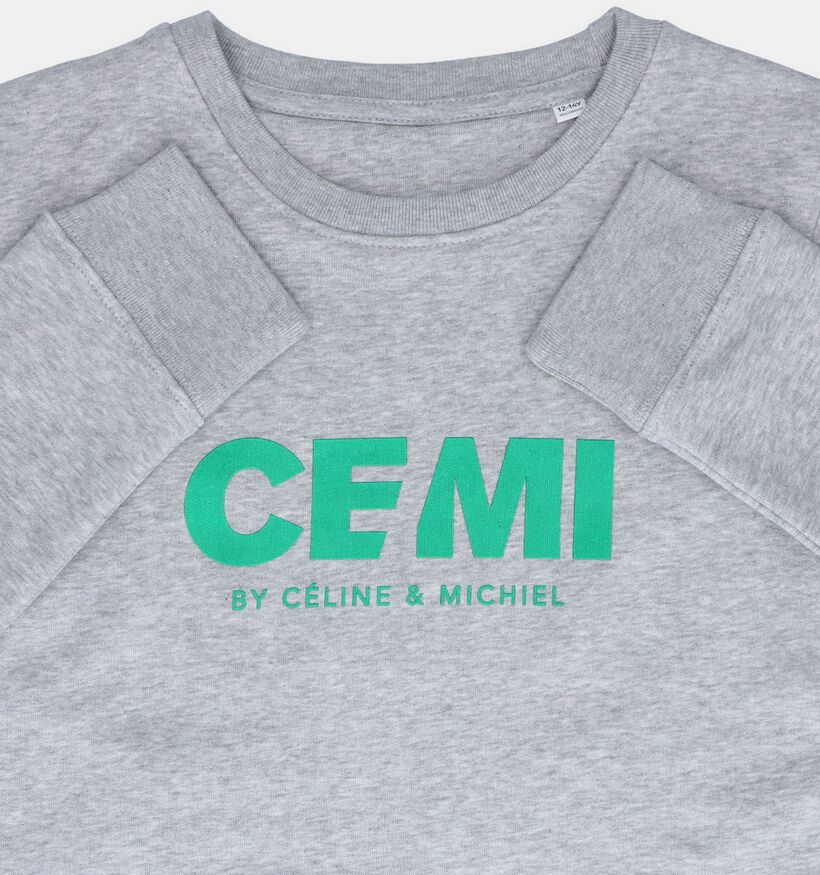 CEMI Mini Cruise Sweatshirt en Gris pour filles, garçons (341803)