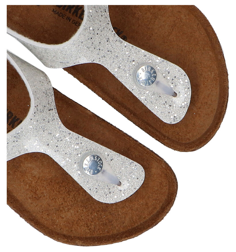 Birkenstock Gizeh BS Tongs en Blanc pour filles (338081)