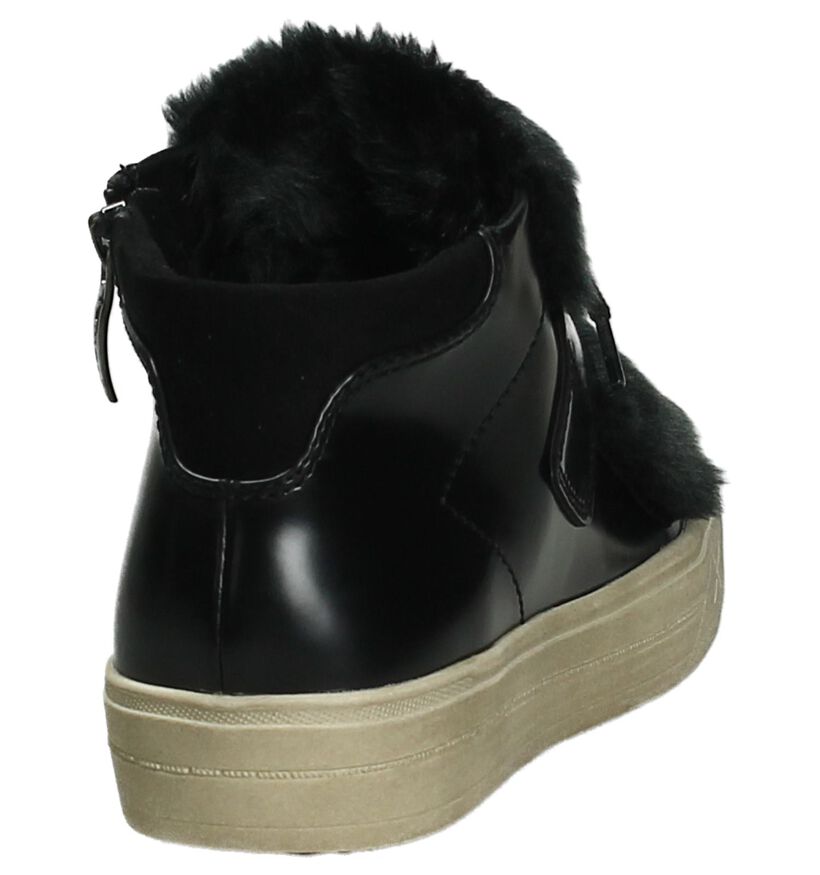 Zwarte Hoge Sneakers Tamaris in kunstleer (203978)