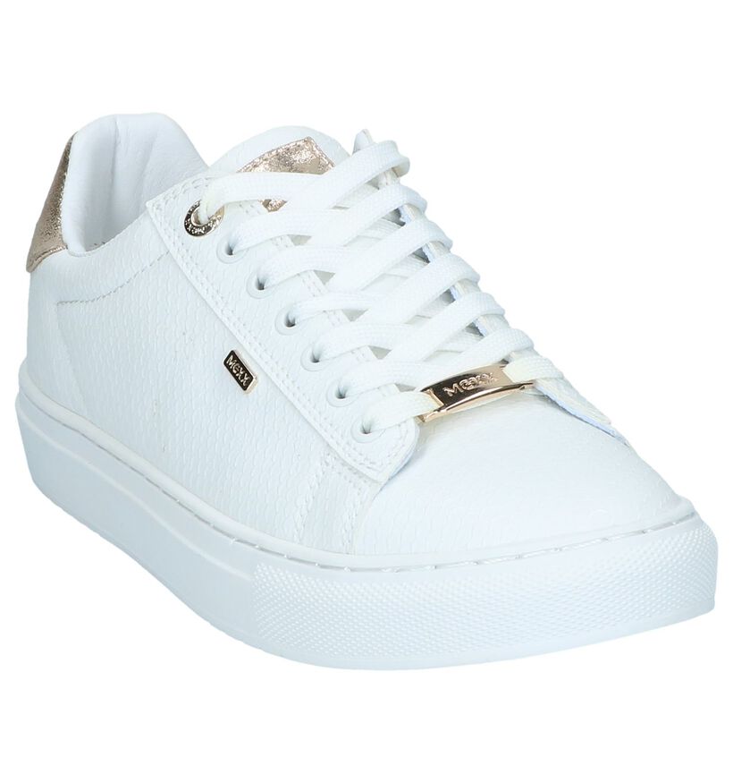 Mexx Crista Chaussures à lacets en Blanc en simili cuir (289963)