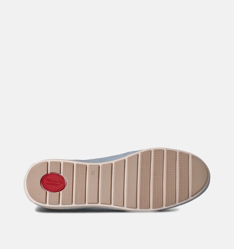 Tamaris Comfort Mocassins en Bleu pour femmes (351719) - pour semelles orthopédiques