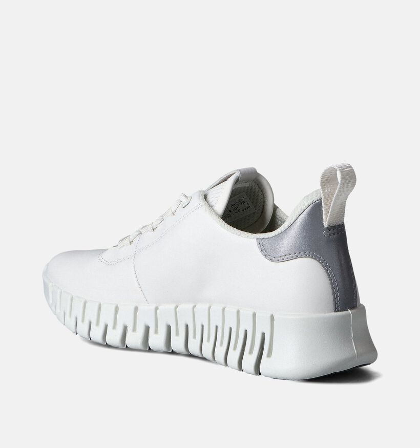 ECCO Gruuv Witte Veterschoenen voor dames (353340) - geschikt voor steunzolen