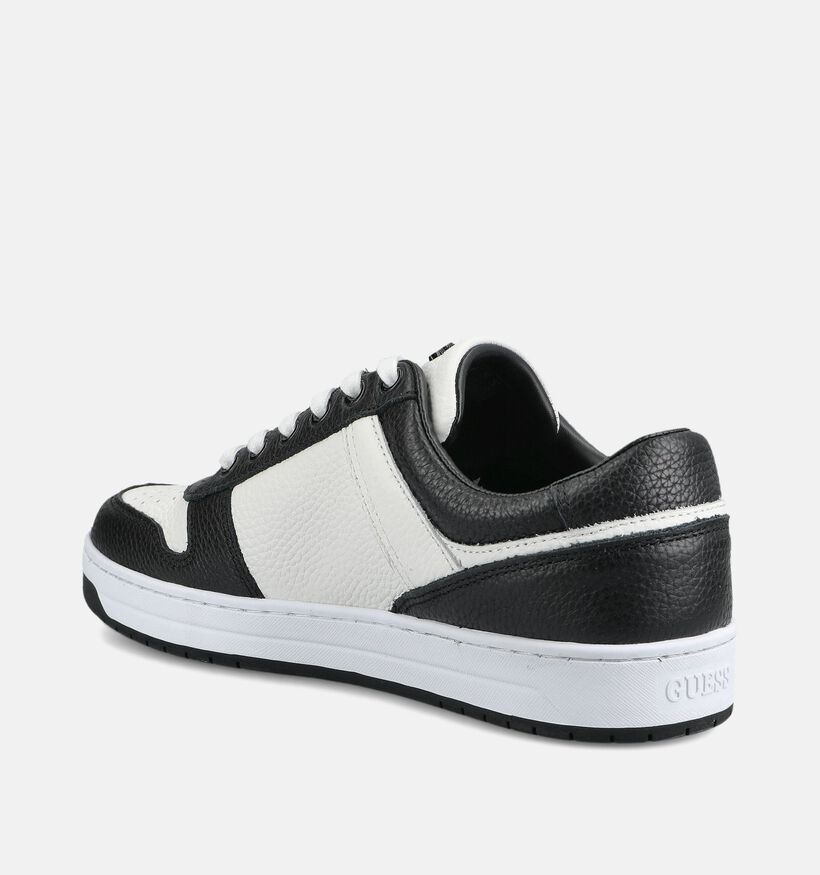 Guess Uddent5 Witte/Zwarte Sneakers voor heren (375735) - geschikt voor steunzolen