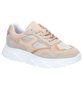 Tango Kady Fat Sneakers en Beige en daim (275188)