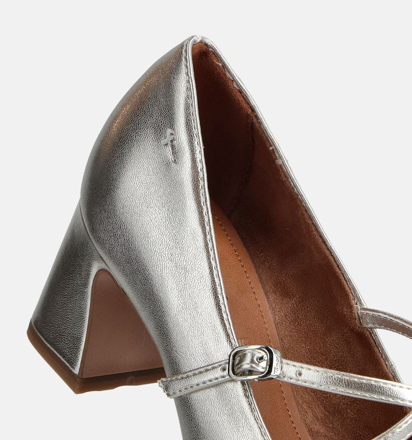 Tamaris Zilveren Pumps met bandjes voor dames (367621)