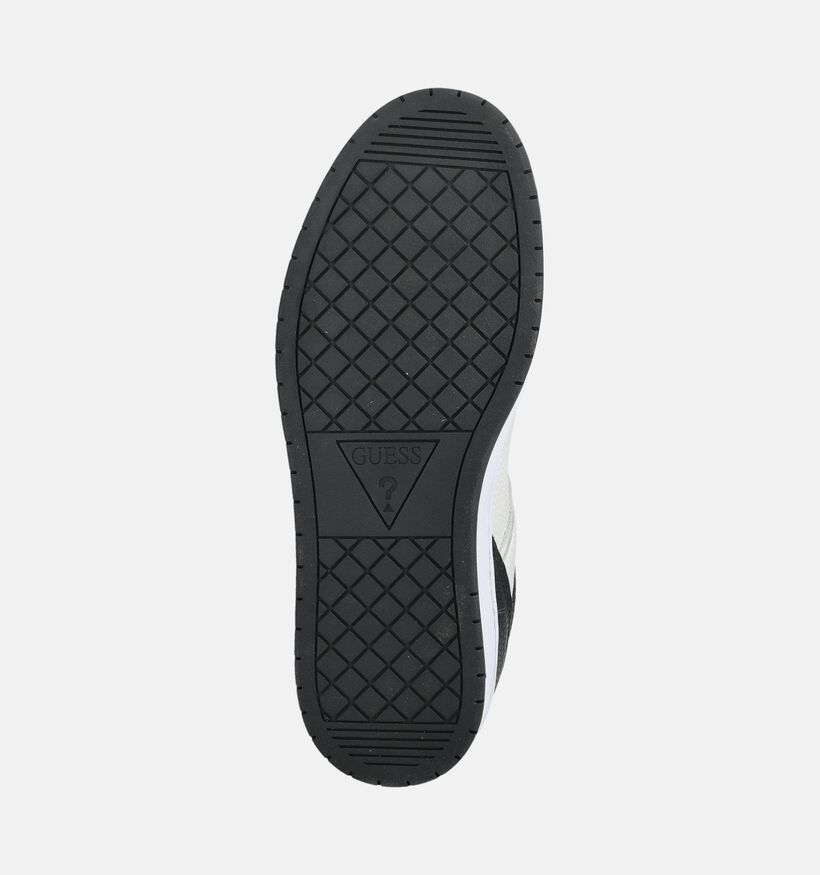 Guess Uddent5 Witte/Zwarte Sneakers voor heren (375735) - geschikt voor steunzolen