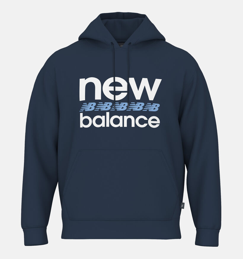 New Balance Hoodie en Bleu pour hommes (354014)