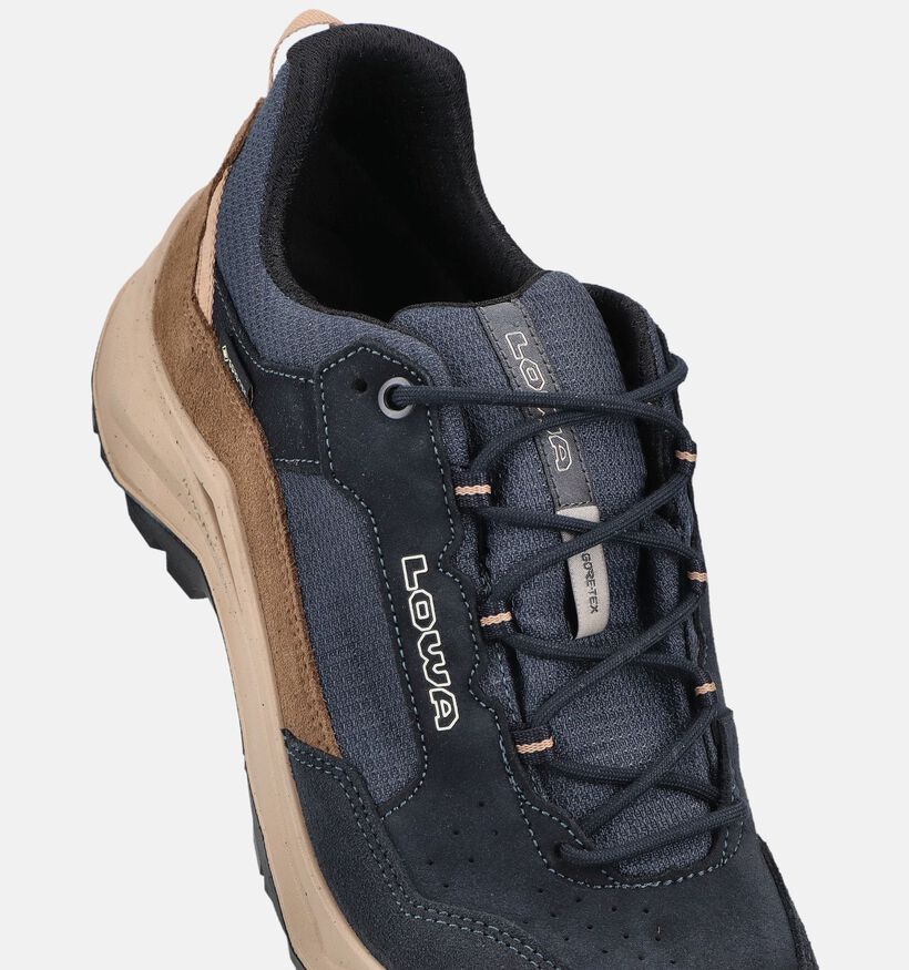 LOWA Ventierra Chaussures outdoor en Bleu pour hommes (374301) - pour semelles orthop&eacute;diques