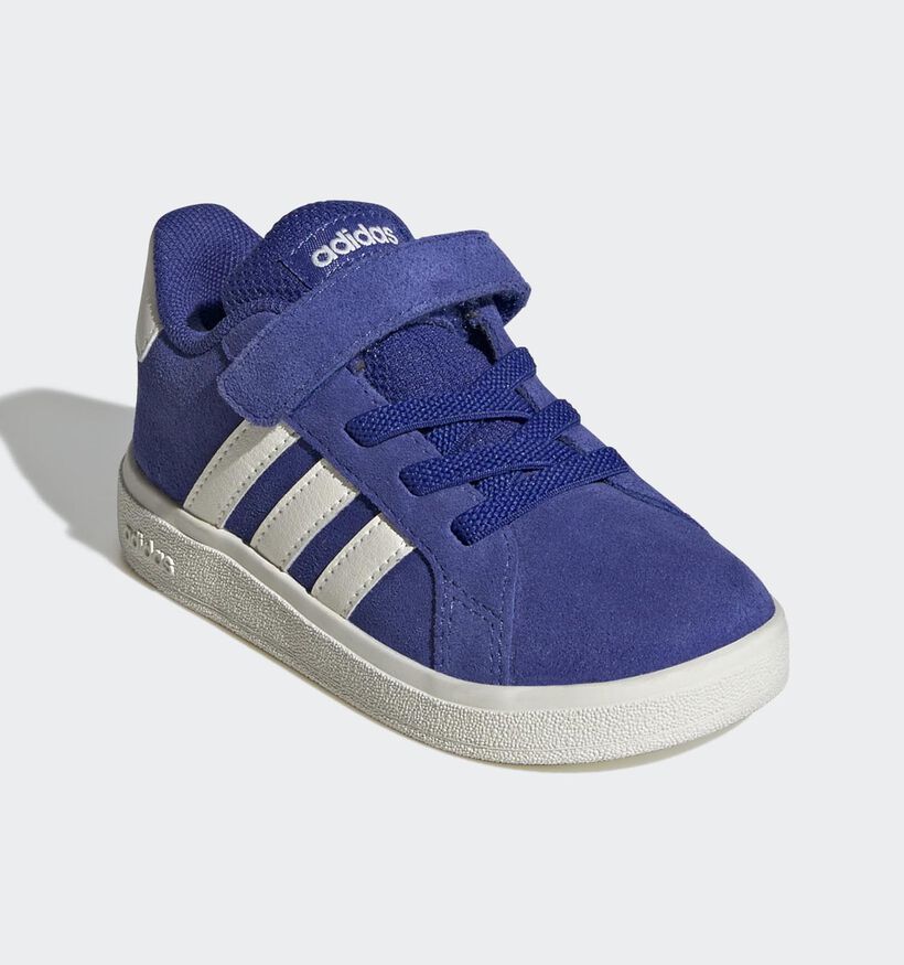 adidas Grand Court 00s Blauwe/Witte Sneakers voor jongens (365386) - geschikt voor steunzolen