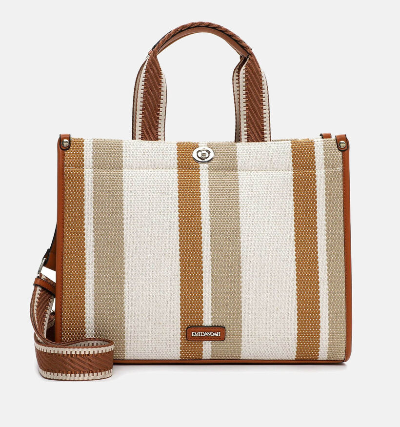 Emily & Noah Jasmin Beige Shopper voor dames (371535)