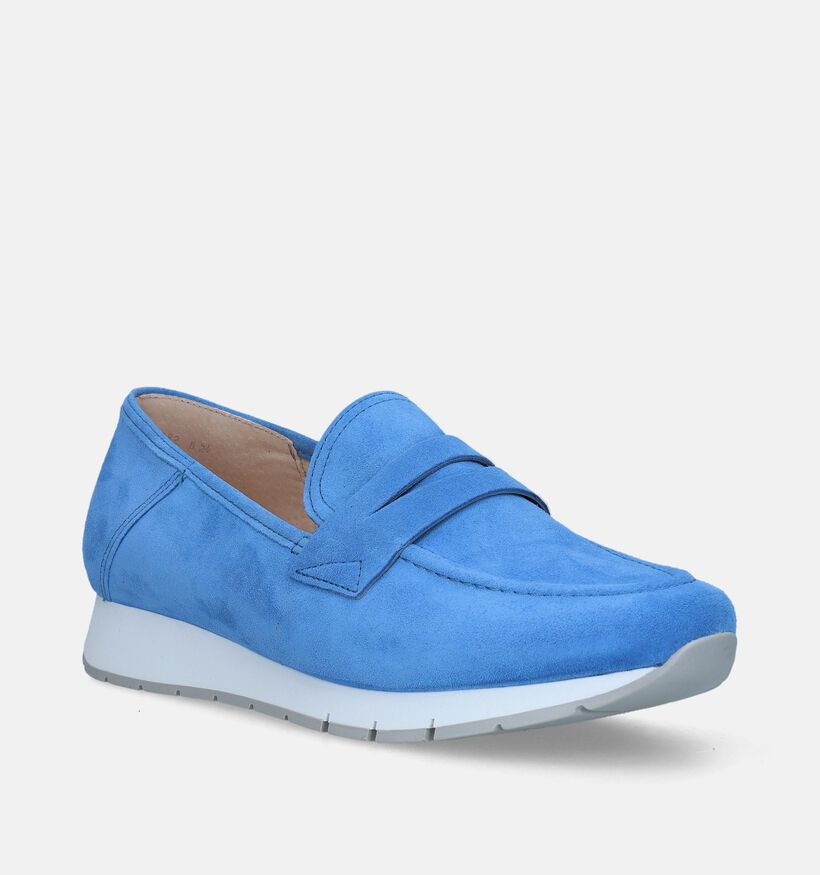 Gabor OptiFit Blauwe Mocassins voor dames (336850) - geschikt voor steunzolen