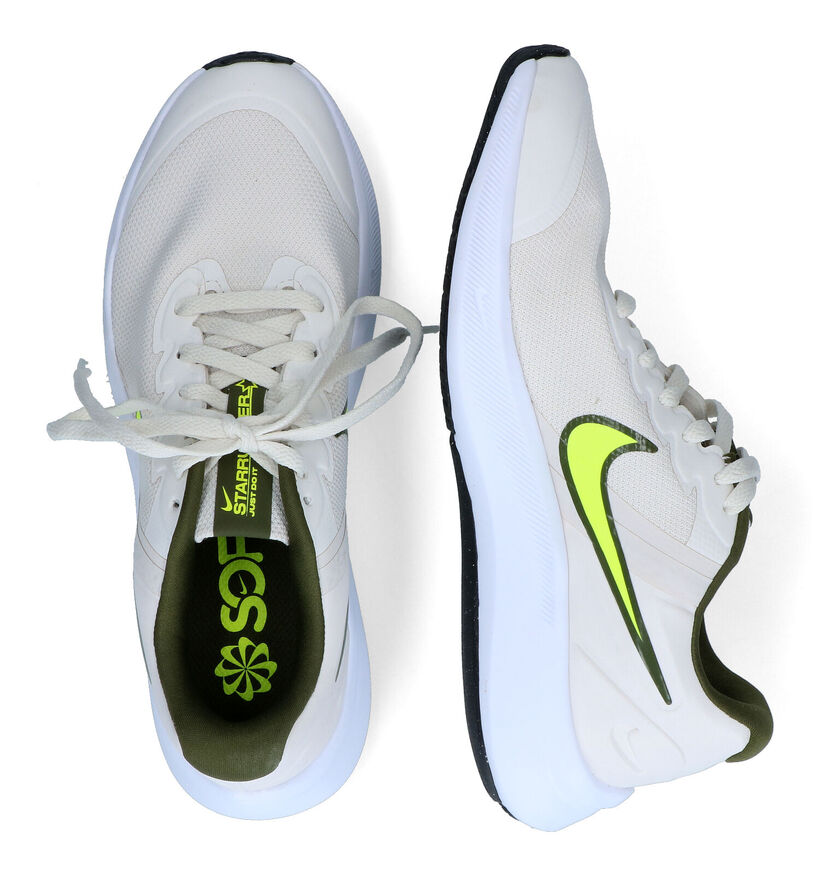 Nike Star Runner 3 GS Ecru Sneakers in stof (316244)