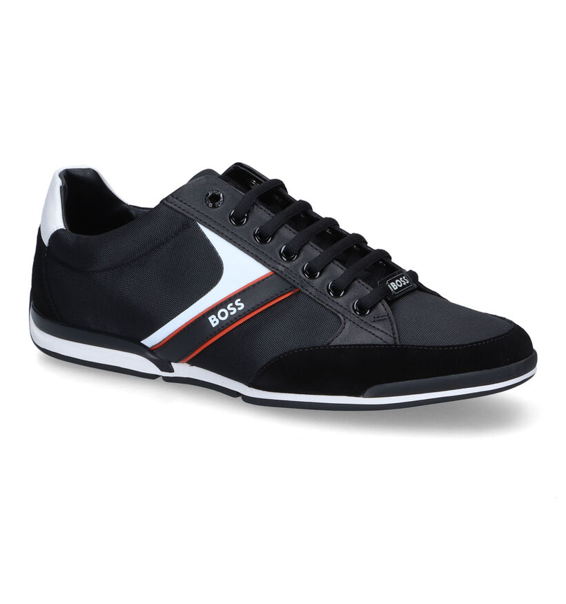 Boss Saturn Low Chaussures à lacets en Noir pour hommes (314322) - pour semelles orthopédiques