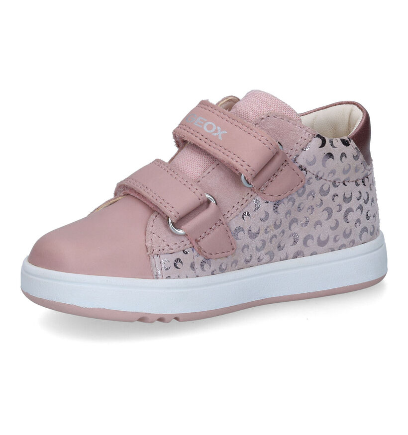 Geox Biglia Chaussures à Velcro en Rose pour filles (303779) - pour semelles orthopédiques