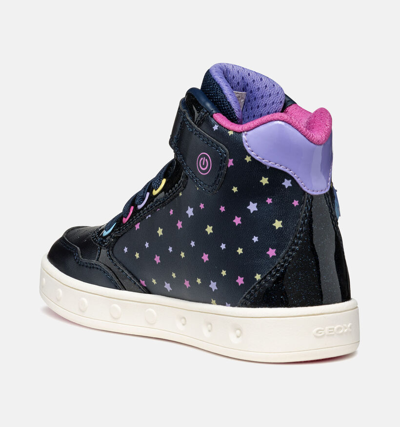Geox Skylin Donkerblauwe Sneakers voor meisjes (360376) - geschikt voor steunzolen