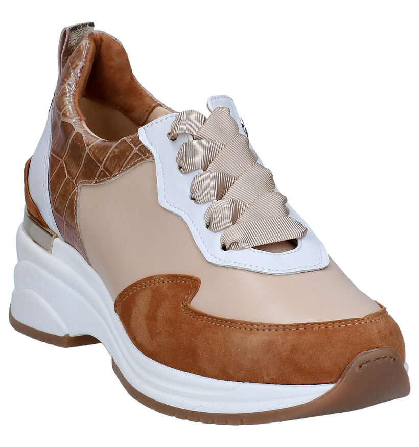 Softwaves Baskets casual en Cognac en cuir (289942)