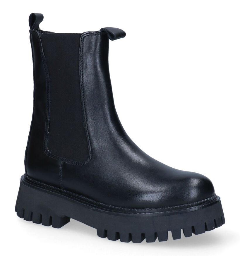 Keys Bottines Chelsea en Noir en cuir (296016)