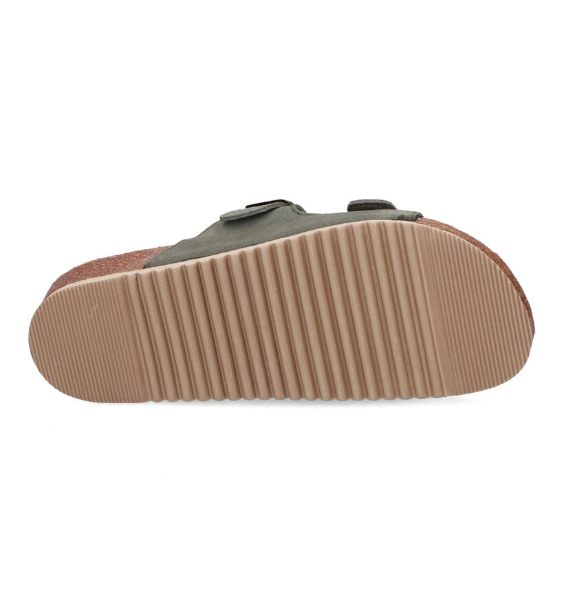 Xti Kaki Slippers in daim (319629)