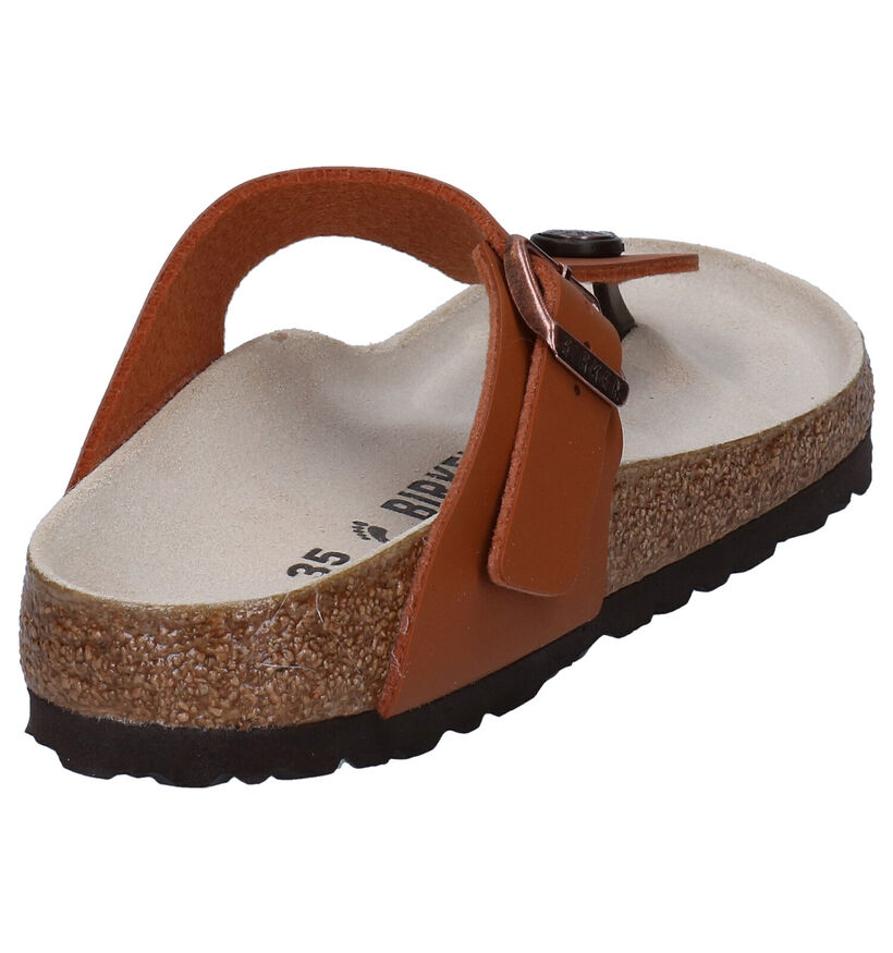 Birkenstock Gizeh Zwarte Teenslippers voor jongens (338075)