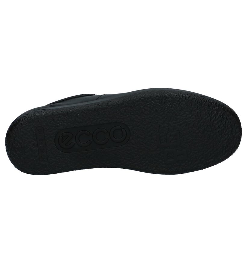 Comfortabele Veterschoenen Zwart ECCO Soft 1 in leer (232077)