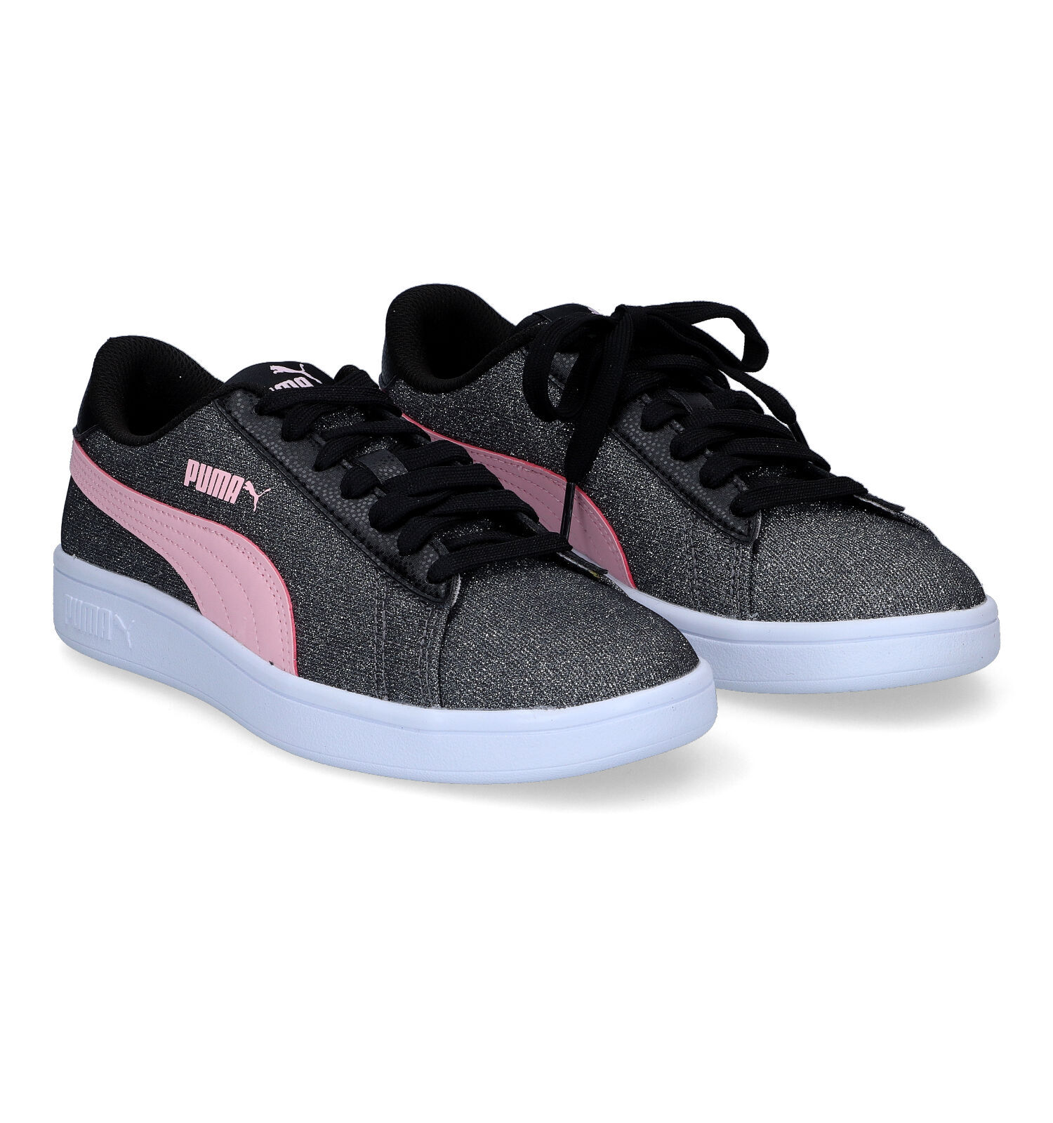Puma smash discount v2 dames zwart